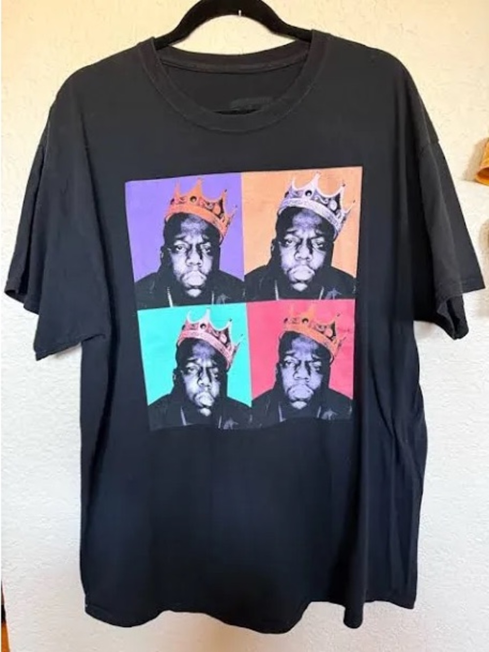 Torrid Biggie crown relax fit cotton crew tee - size 1 - deep black